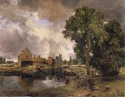 John Constable Dedham Mill oil painting reproduction